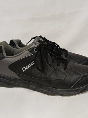 Dexter Ricky IV Men's Bowling Shoes Size 11M Black Alloy VGUC